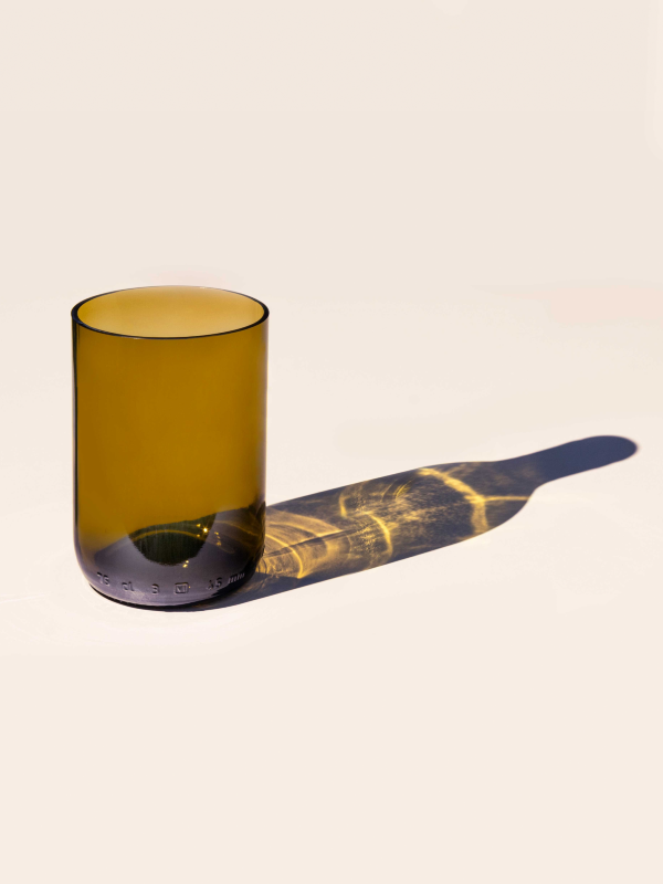 Produktbild Wasserglas 4er olivbraun 330ml von Rebottled